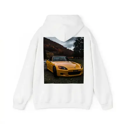 Honda S2000 Yellow Sports Car Moody Landscape