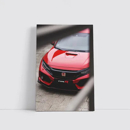 Honda Civic Type R Red Front View