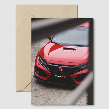 Honda Civic Type R Red Front View