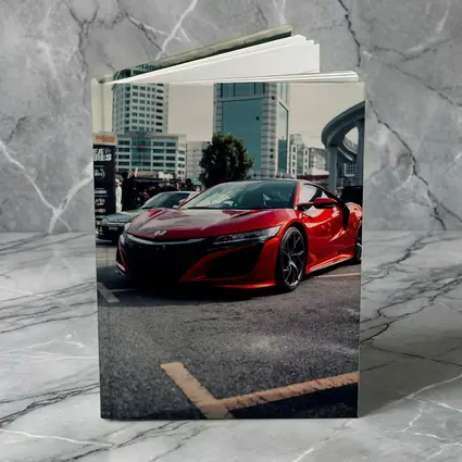Honda NSX Red Supercar City Street
