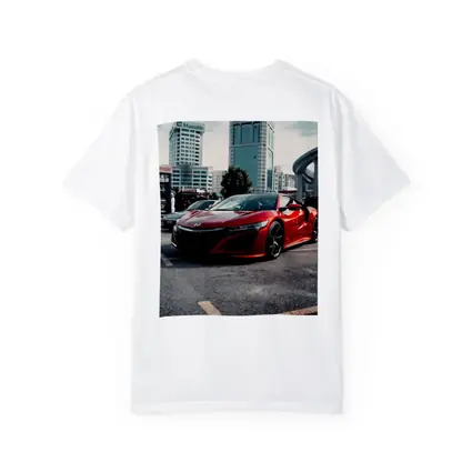 Honda NSX Red Supercar City Street