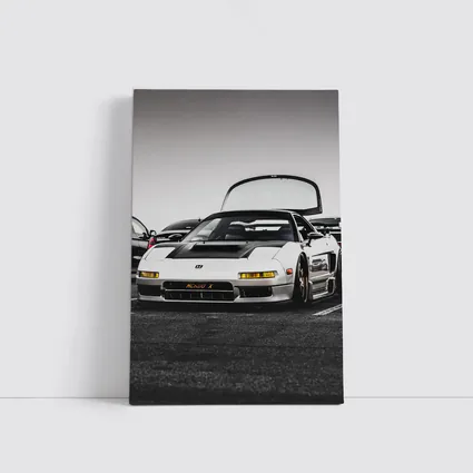 Acura NSX White Wide Body Car Meet