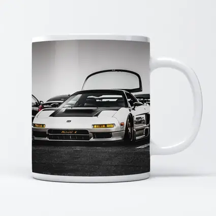Acura NSX White Wide Body Car Meet