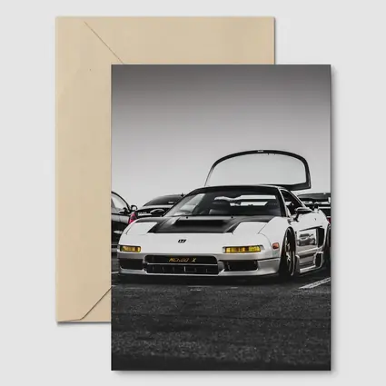 Acura NSX White Wide Body Car Meet