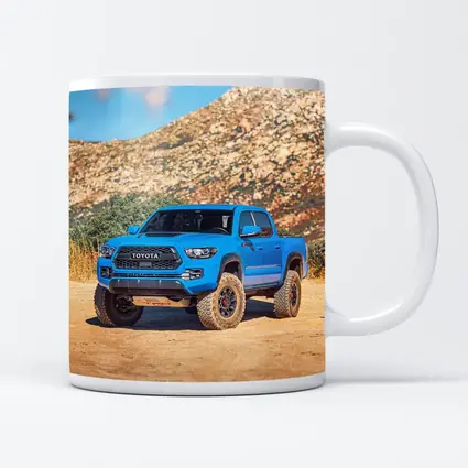 Toyota Tacoma TRD Blue Truck Dirt Trail