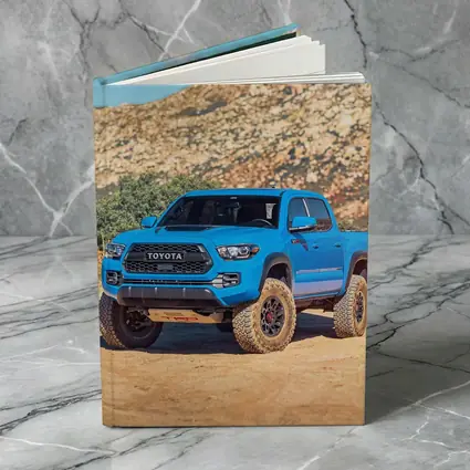 Toyota Tacoma TRD Blue Truck Dirt Trail