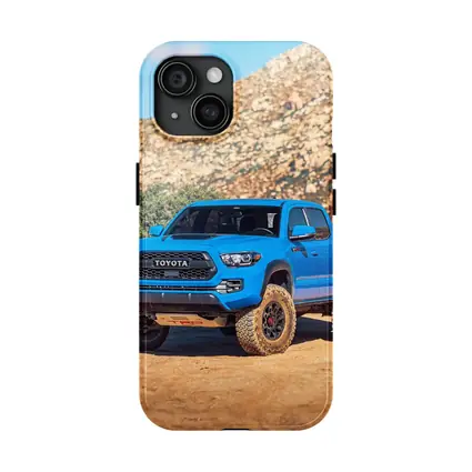 Toyota Tacoma TRD Blue Truck Dirt Trail