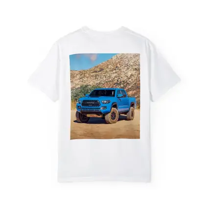 Toyota Tacoma TRD Blue Truck Dirt Trail