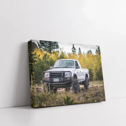 Toyota Tacoma Lifted Truck Forest Trail