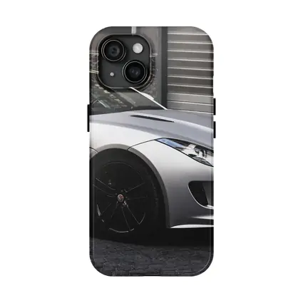 Jaguar F-Type Coupe Parked City Street