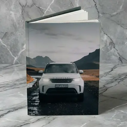 Land Rover Discovery on Rugged Mountain Road