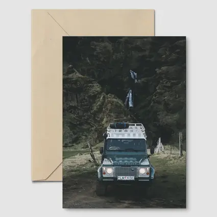 Land Rover Defender Dark Canyon Waterfall