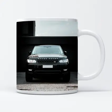 Black Range Rover Sport Front View