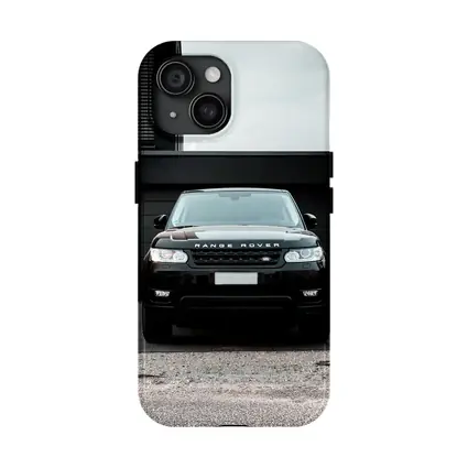 Black Range Rover Sport Front View