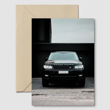 Black Range Rover Sport Front View