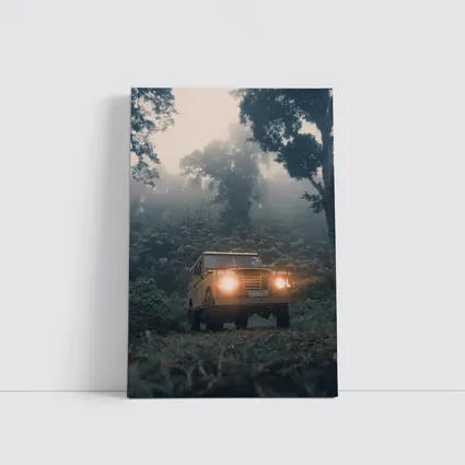 Land Rover Defender Misty Jungle Forest Trail