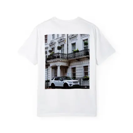 White Land Rover Discovery London Hotel Street