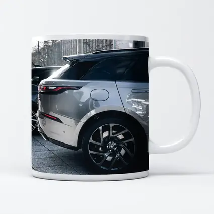 Range Rover Velar Silver SUV Urban Street