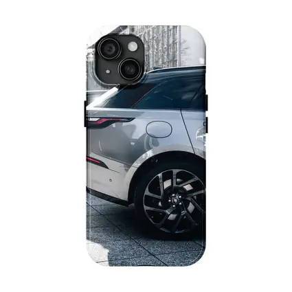 Range Rover Velar Silver SUV Urban Street