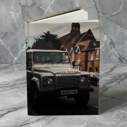 Land Rover Defender Parked English Village Street