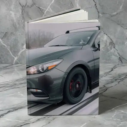 Mazda 3 Hatchback Racing Through Winter Snow