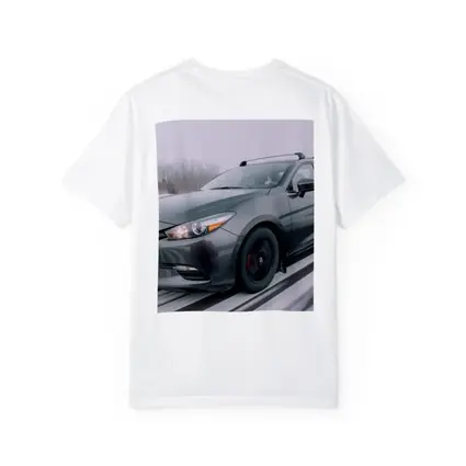 Mazda 3 Hatchback Racing Through Winter Snow