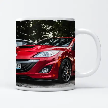 Mazda MazdaSpeed Three Red Stance Meet