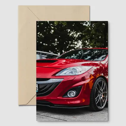 Mazda MazdaSpeed Three Red Stance Meet