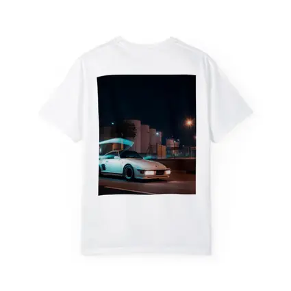 Porsche 911 Turbo White Night Street