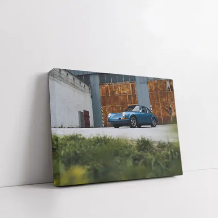 Classic Porsche 911 Blue Rusty Warehouse