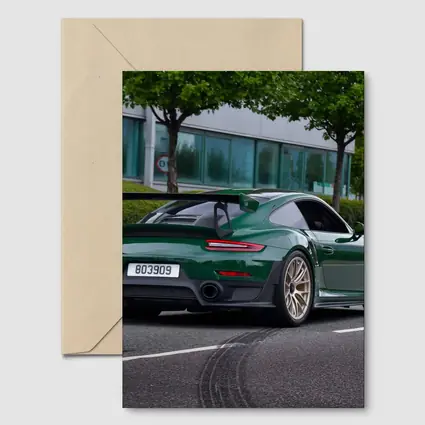Porsche 911 GT2 RS Green Street