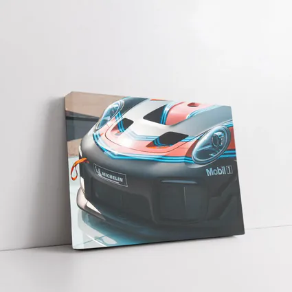 Porsche GT2 RS Race Car Front Close Up