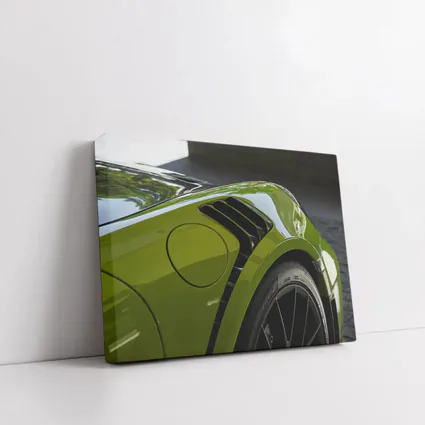 Porsche 911 Green Fender Close Up Detail