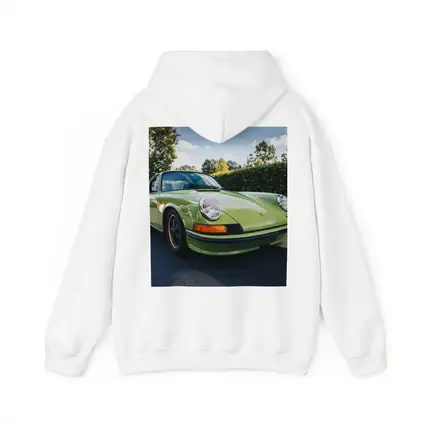 Porsche 911 Classic Green Car Parking Lot