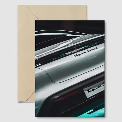 Porsche Taycan Turbo S Rear Detail