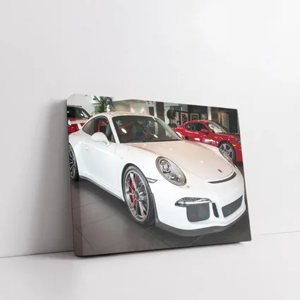 Porsche 911 GT3 White Car Dealership