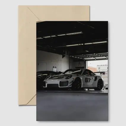 Porsche GT2 RS Race Car Pit Garage