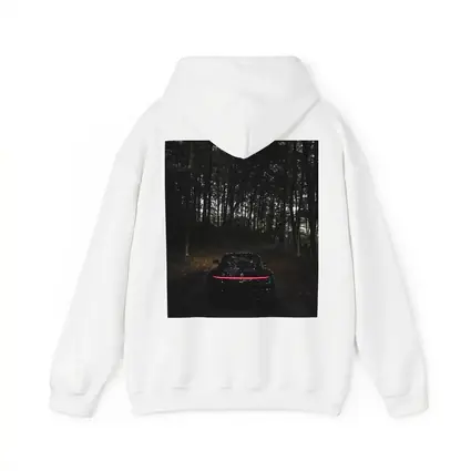 Porsche Taycan Black In Dark Forest