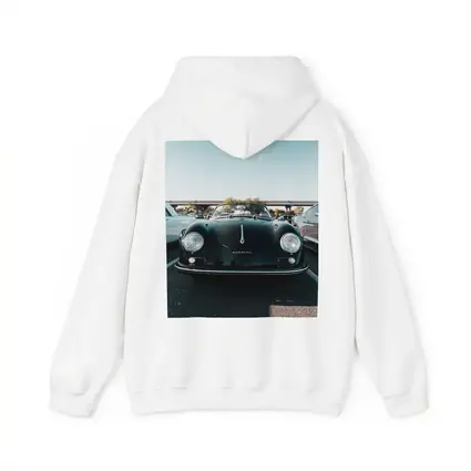 Porsche 356 Speedster Dark Green Parking Lot