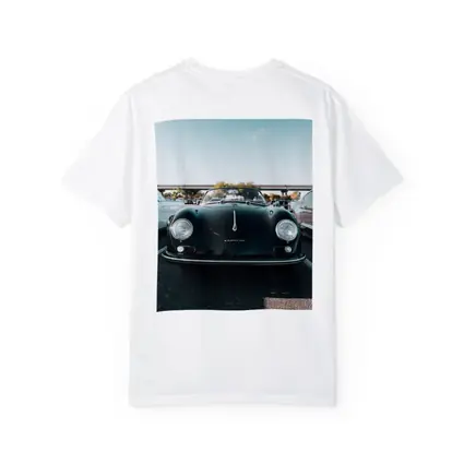 Porsche 356 Speedster Dark Green Parking Lot