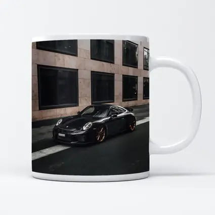 Black Porsche 911 GT3 City Street
