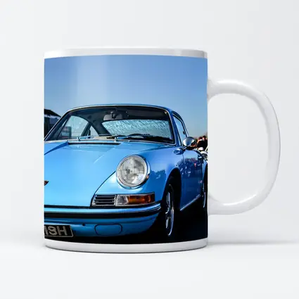 Classic Porsche 911 Blue Sunny Day