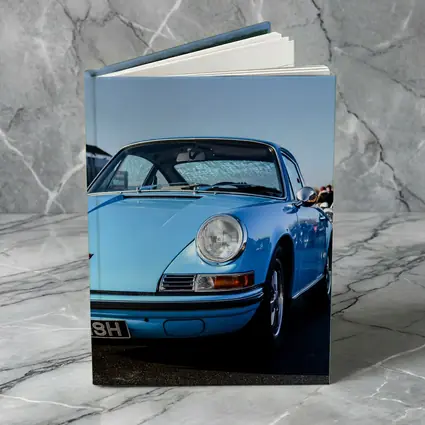 Classic Porsche 911 Blue Sunny Day