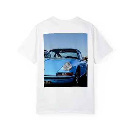 Classic Porsche 911 Blue Sunny Day