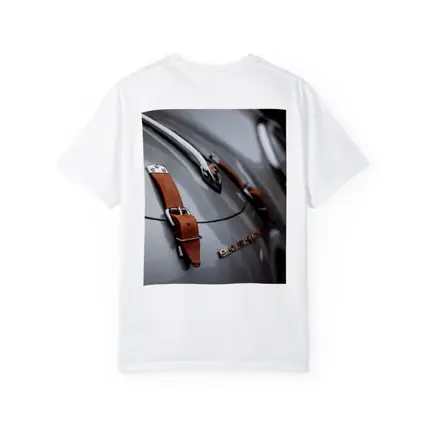 Classic Porsche Hood Strap Detail Gray