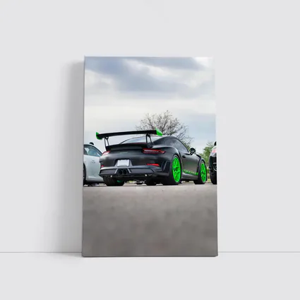 Porsche 911 GT3 RS Matte Black Green