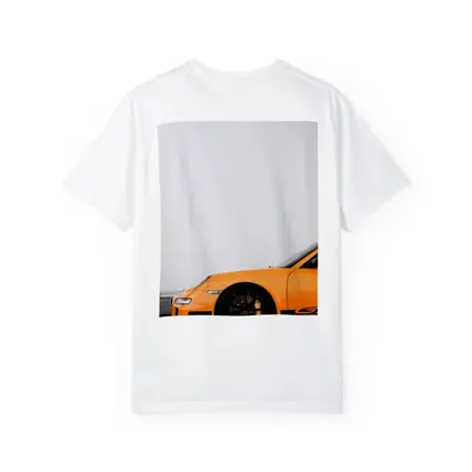 Orange Porsche GT3 Against White Wall