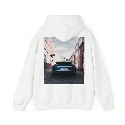 Porsche GT3 Rear View Urban Alley