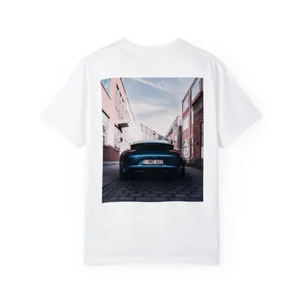 Porsche GT3 Rear View Urban Alley