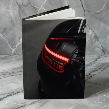 Porsche 911 Black Tail Light Dark Street